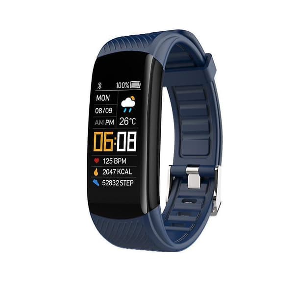 Blodtrykk & Puls - Skritteller Smart Band Dark Blue
