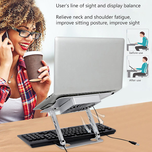 Portable Laptop Stand Mount Notebook Computer Laptop Holder For Desk Non-slip