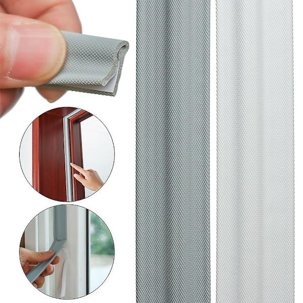 10m Self Adhesive Anti Collision Window Seal Strip Soundproof And Windproof Foam Door Rubber Strip For Sliding Windows White