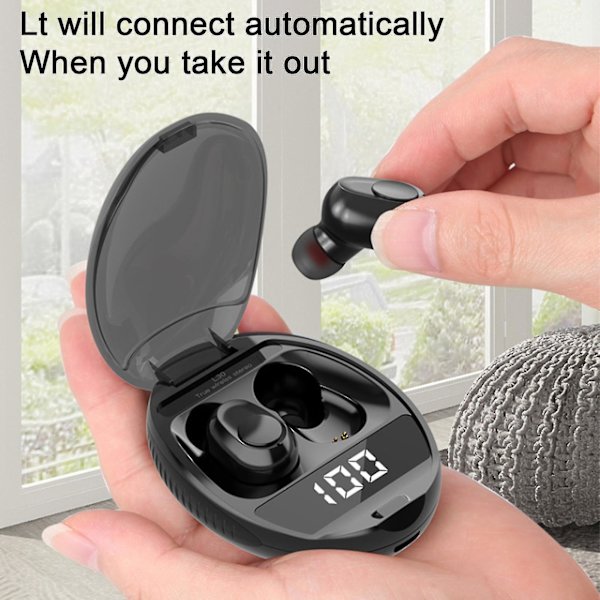 L30 Bluetooth-compatible 5.0 True Wireless Stereo Digital Display In-ear 9d Stereo Music Sports Earphones C