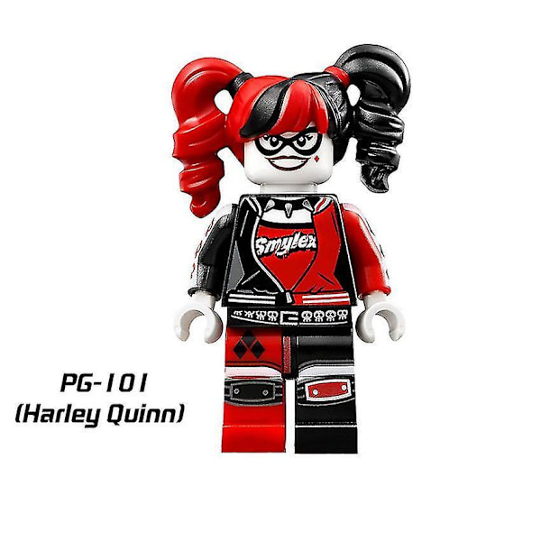 8pc Superhero Building Block Doll Educational Toy