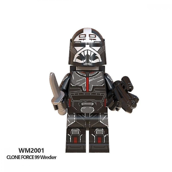8pcs Star Wars Series Destroyer Jesse Assembled Minifigure Building Blocks Children's Toy