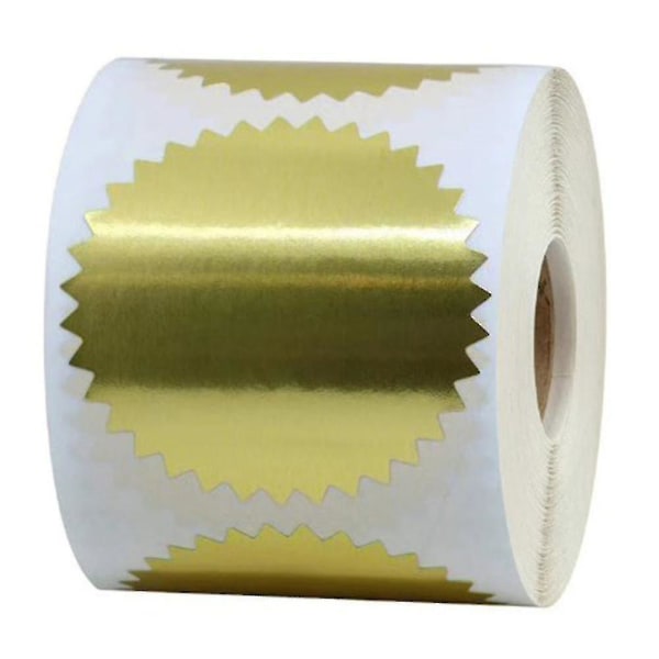 Round Gold Mailing Label Stickers Roll, Envelope Seal -2 In(golden)(500pcs)