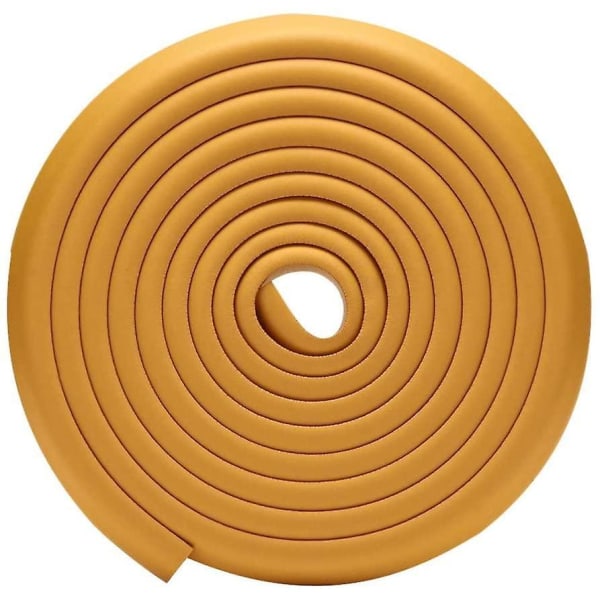 Furniture Soft Table Edge Guard Baby Protector Anti Collision Protector Strip (Wood Color, 4M)