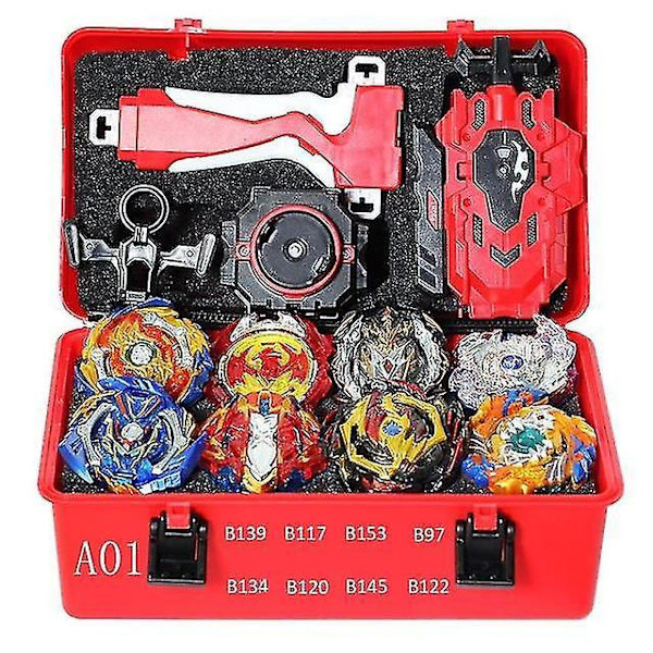 Toy Metal Funsion Bayblade Set Storage Box With Handle Launcher Plastic Box Toys Bleyblade