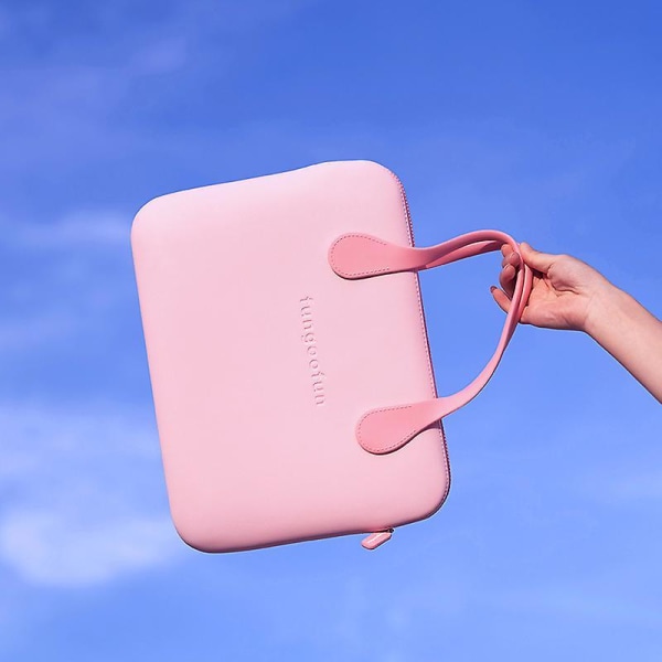 Laptop Bag,14 Inch Laptop Case For Women Men Slim Computer Bag pink