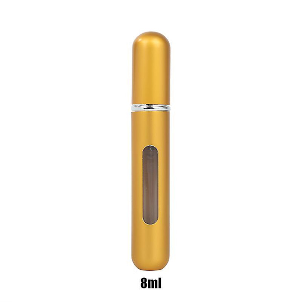 8ml Portable Mini Refillable Perfume Bottle With Spray 8ml orange