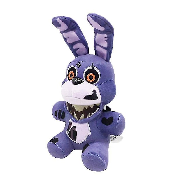 4 stk. 18 cm Fnaf Plyslegetøj 5 Nætter Bjørn Foxy Chica Bonnie Plysdukke Legetøj Blød Udstoppede Dukke Til Børn Fødselsdag Julegave 4pcs per set