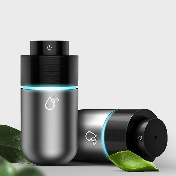 Car Aromas Diffuser Usb Car Humidifier Spray Car Air Purifier Eliminates Odor Led Lights White