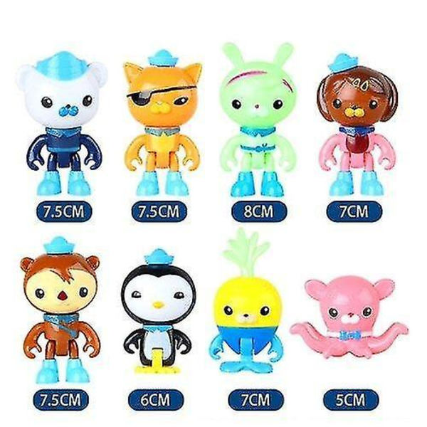 Octonauts Octopus Castle Toy Barnacles Kwazii Peso Shellington Dashi Action Figures Action Figures