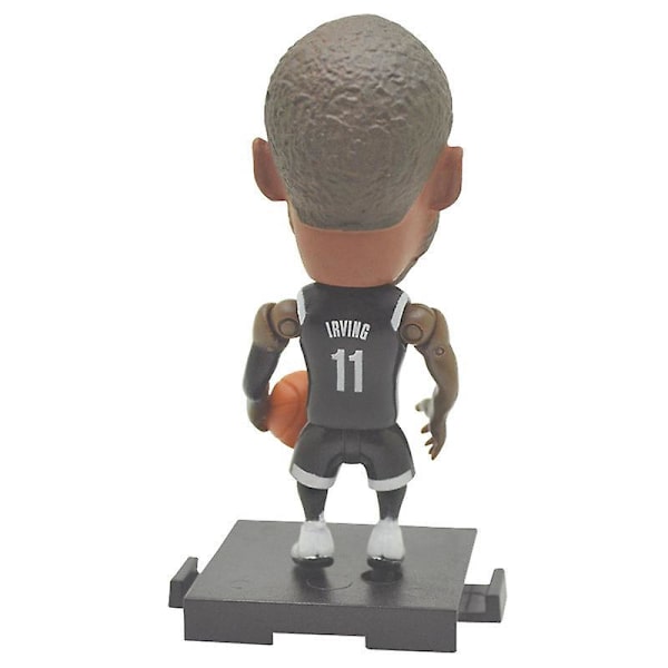 7cm Height Cartoon Style Nba Super Star Action Figures, Doll Toy Assembly, Optional Choice, Diy Irving 11 Black