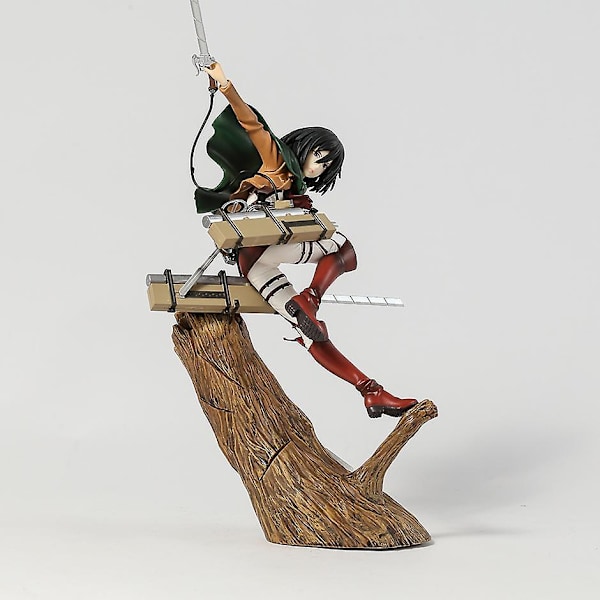 Attack On Titan Mikasa Levi Ackerman Renewal Package Ver. Collection Figure Figurine Model Statue 25cm no box