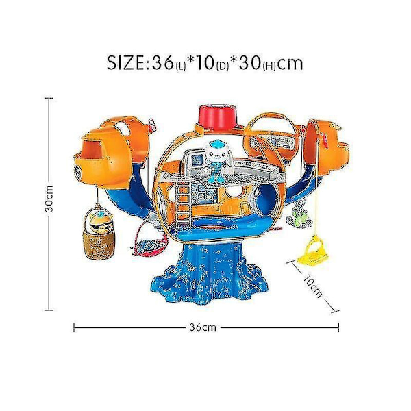 Octonauts Octopus Castle Toy Barnacles Kwazii Peso Shellington Dashi Action Figures Action Figures