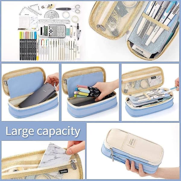 Pencil Case Large Pen Case Office College Large Storage Bag Storage