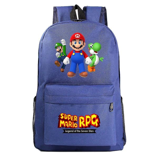 Super Mario Star Junior Skoletaske Color-6