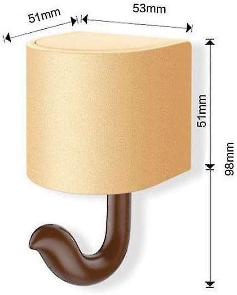 2 Pcs Cute Squirrel Wall Adhesive Hook Cartoon Squirrel Coat Wall Hooks Cute Gift