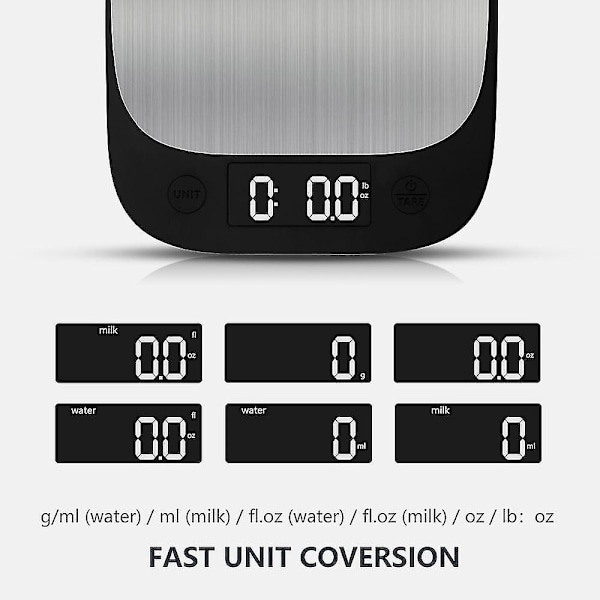 Sinocare 5kg Household Weights Scale Led Electronic Kitchen Scale Food Scale Baking Measurement Accurate Support Ios Android High Quality