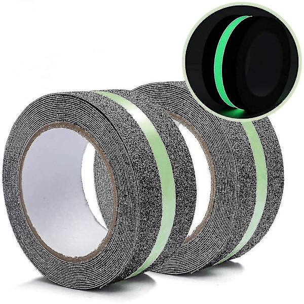 Non Slip Glow In The Dark Tape Stair Tread Anti Slip Adhesive Grip Tape(2in X 17ft X 2roll)