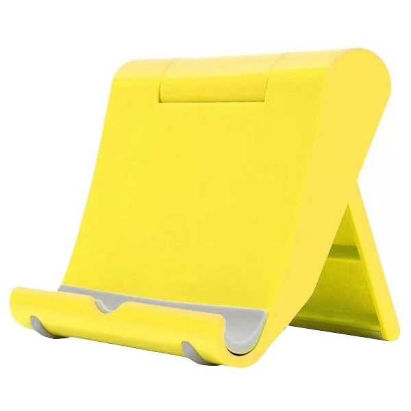 Convenient Phone Holder Easy Use Pp Universal Adjustable Angle Phone Stand For Daily Use Yellow