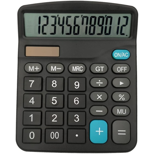 Color 12-digit Solar Scientific Calculator Financial Office Computer Calculators Large Display Offic