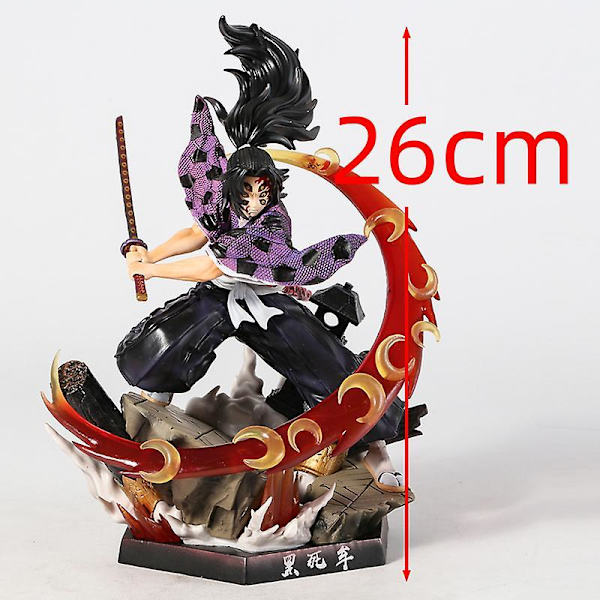 Demon Slayer Kokushibou Tsugikuni Michikatsu Fremragende Figur Anime Model Statue Legetøj Samlerobjekter Gave 26cm no box