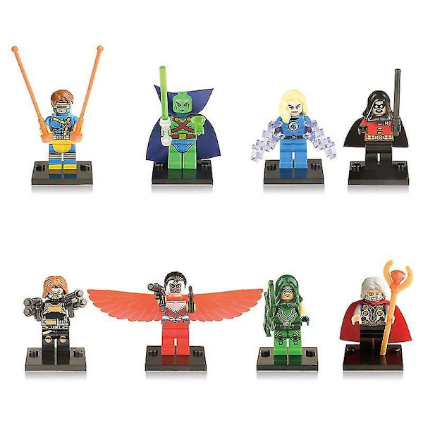 35 Superhero Building Blocks Dolls Puzzle Assembled Building Blocks Minifigure Boy Toys
