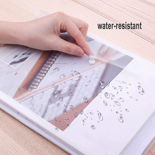 A5 Plastic Wallets Clear - 24 Pcs Popper Wallet Polypropylene Document Folder Gift