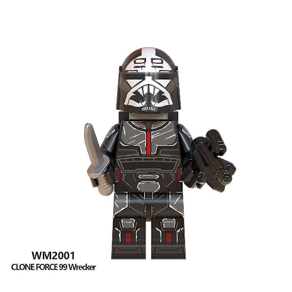8pcs Star Wars Series Destroyer Jesse Assembled Minifigure Building Blocks Children's Toy