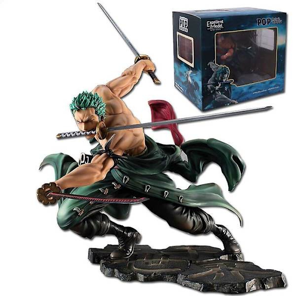 Anime Character One Piece Zoro Figure Roronoa Zoro Three Tho No box