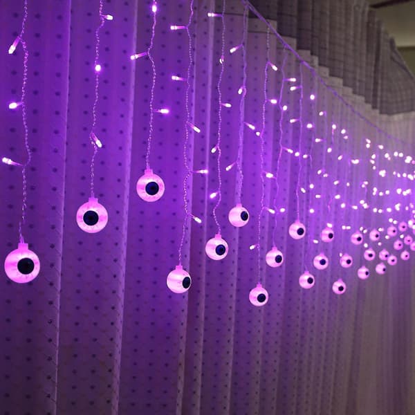 Led Battery Ghost Eyes String Lights  Light For Halloween Party Decoration