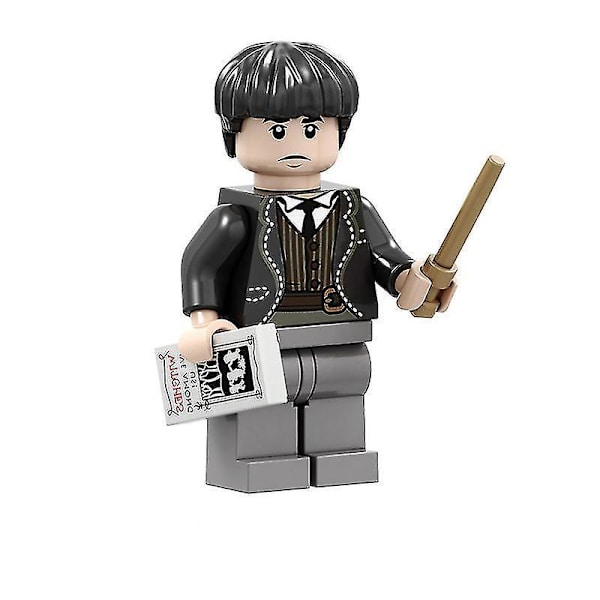 8pcs Harry Potter Doll Queenie Jacob Voldemort's Magical Animal Assembling Building Block Minifigure Toy