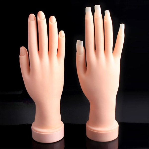 Practice Hand For Acrylic Nails, Fake Hand For Nails Practice Flexible