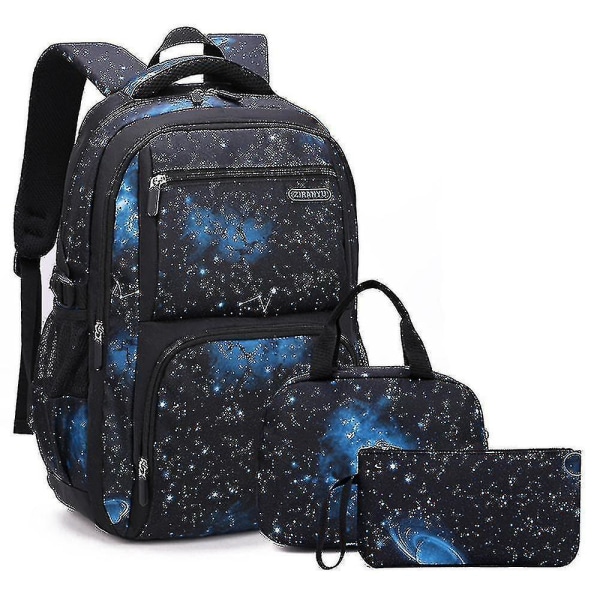 Schoolbags For Primary And Middle School Students, Boys Grades 4-10, Three-piece Backpack