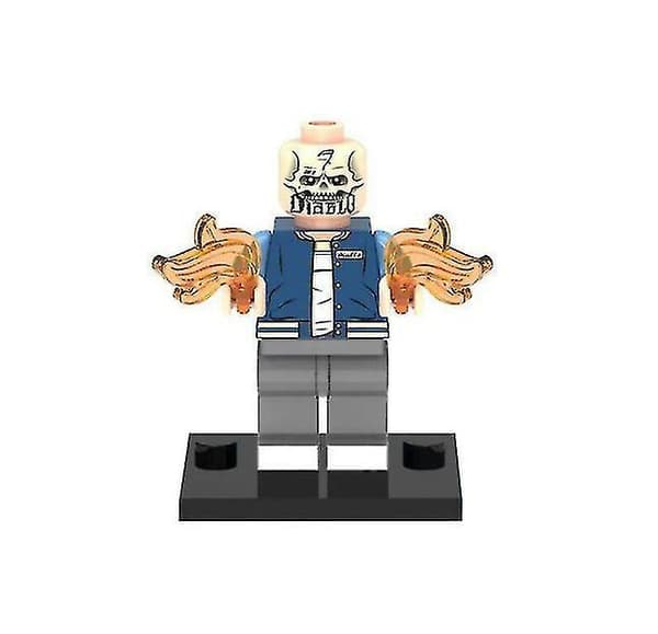 8pcs Superhero Series Assembled Building Block