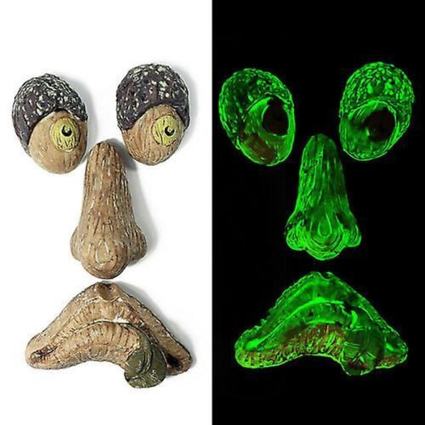 Tree Face Decor Old Man Tree Hugger Bark Ghost Face Garden Yard Art Decor Easter Creative Props G