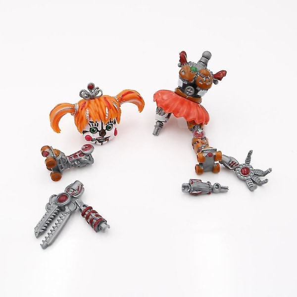 6pcs Five Nights At Freddy's Building Block Minifigure Toy