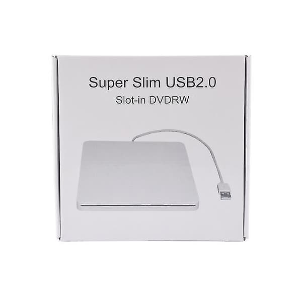 Usb2.0 Ulkoinen DVD-asema CD-levy Mobiiliasema Combo Macbook Windows Silver