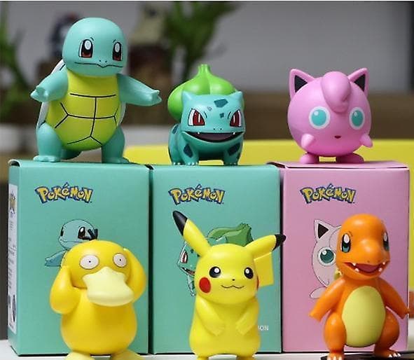Original Pikachu Pokemon Figurer 8CM Ny Modell Model 1