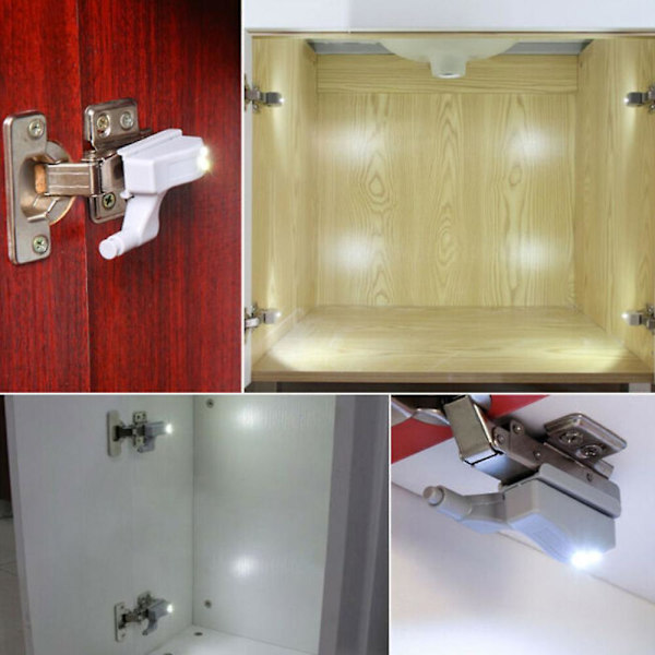 10pcs Led Sensor Night Light Closet Hinge Wardrobe Cabinet Lamp 1Pc