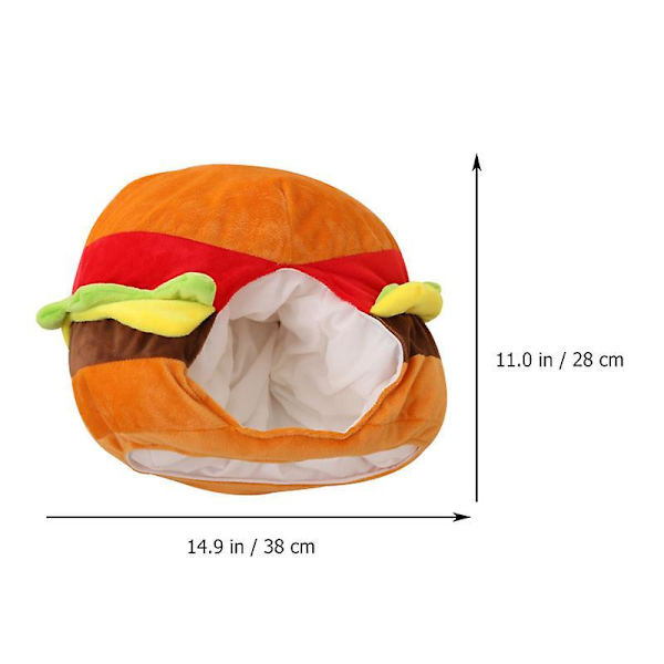 1pcs Burger Hat Decor