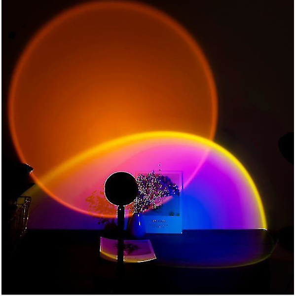 Sunset Light Projection Led Light Internet Celebrity Atmosphere Lamp Background Light