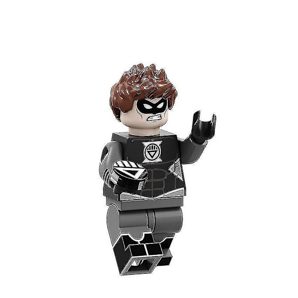 8 stk. Superhelte Black Light Serie Superman Aquaman Green Lantern Børn Samlet Byggeklods Minifigur Legetøj