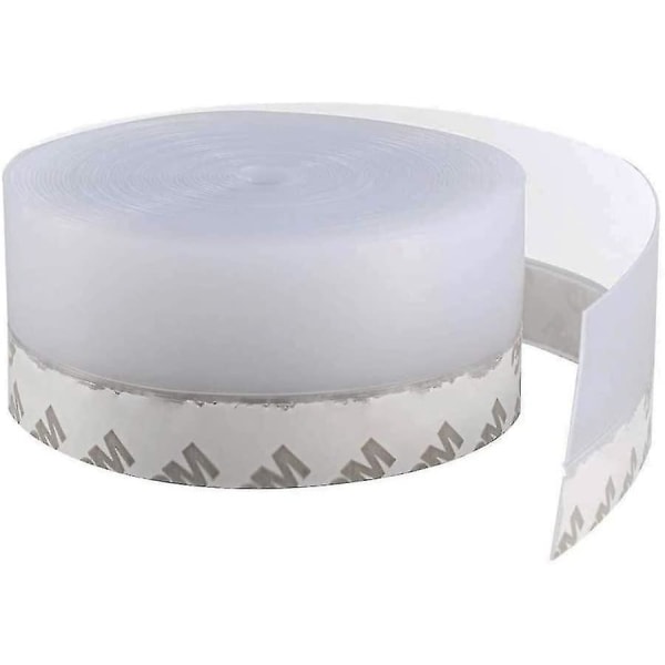 Zk-seal Strip Transparent, 10 M Sealing Strip Self-adhesive Silicone Multifunctional Draught Excluder Draft Stopper Weather Protection Window Glass Do