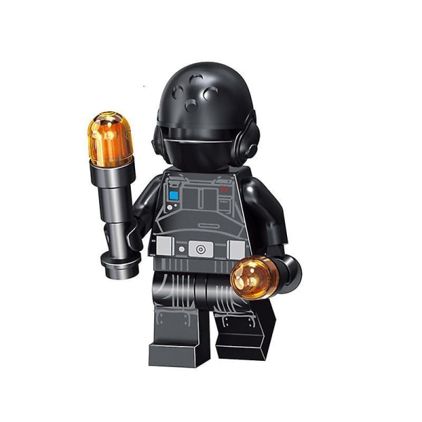 8pcs Imperial Commando Tank Soldier Puzzle Assembled Building Block Minifigure Toy