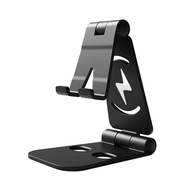 Portable Foldable Adjustable Mini Phone Tablet Vedio Desk Braket Stand Holder Black