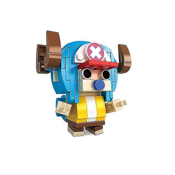 One Piece Building Blocks Toy Luffy Zoro Figure Naruto Building Blocks Kakashi  Block Cube Toy Small Particles Children Puzzle 3