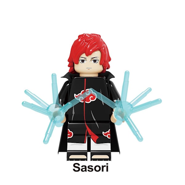 8pcs Naruto Uzumaki Naruto Assembling And Inserting Minifigure Children's Toys
