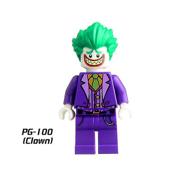 8pc Superhero Building Block Doll Educational Toy