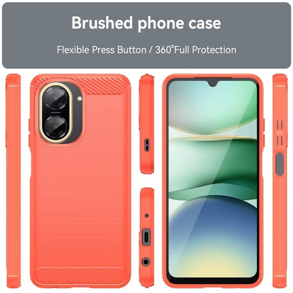 FOR Xiaomi Redmi A5 4G Armor Carbon - Lisää värejä Punainen red