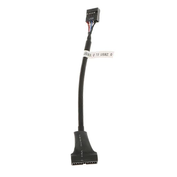 USB 3.0 20-pin til USB 2.0 Hovedkort 9-pin Intern Kabeladapterkontakt